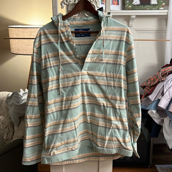 Chubbies Hoodie Mens medium Beach Club Treemeister Baja Long Sleeve Pullover. - Picture 1 of 7